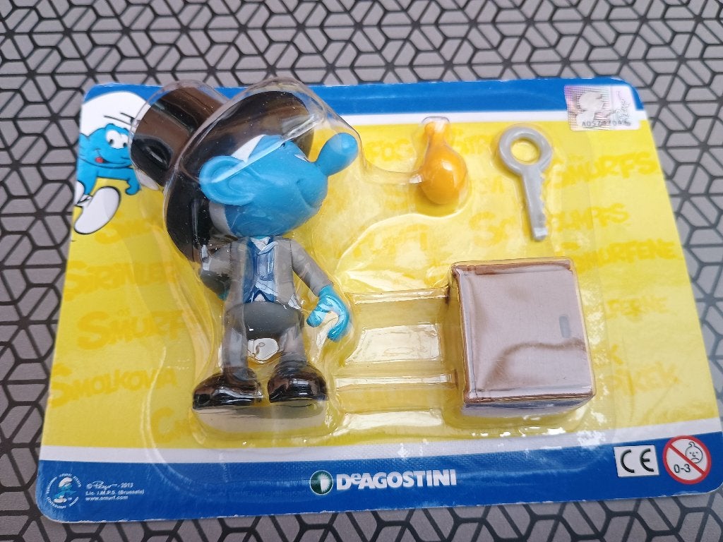 Bankiersmurf - DeAgostini, Verzamelen, Smurfen, Ophalen of Verzenden, Nieuw, Overige Smurfen, Poppetje, Figuurtje of Knuffel