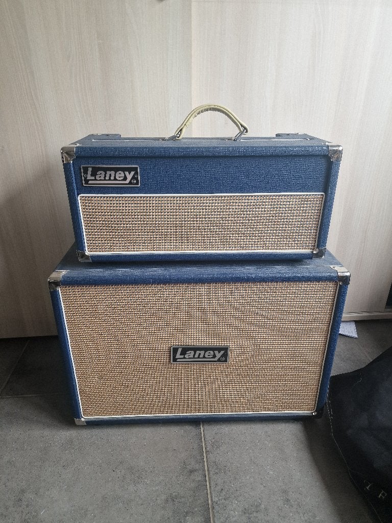 laney lionheart L20H + LT112 speakerkast, Enlèvement, Utilisé, Guitare, Moins de 50 watts