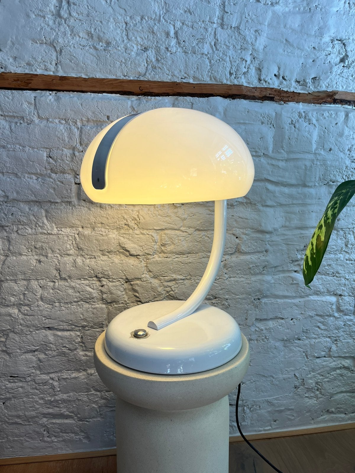 Lampe vintage en forme de champignon Stilnovo, Lampe d'ambiance, 48 cm, Synthétique, Design