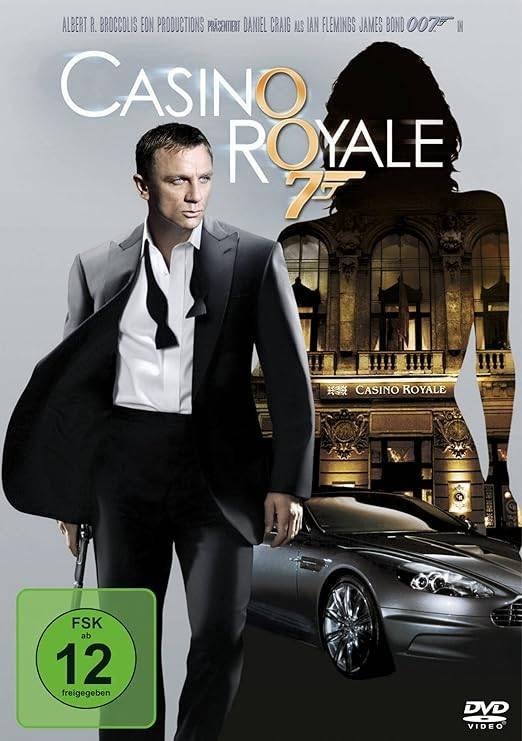 007 - Casino Royale, CD & DVD, DVD | Thrillers & Policiers, À partir de 12 ans, Enlèvement, Utilisé, Thriller d'action