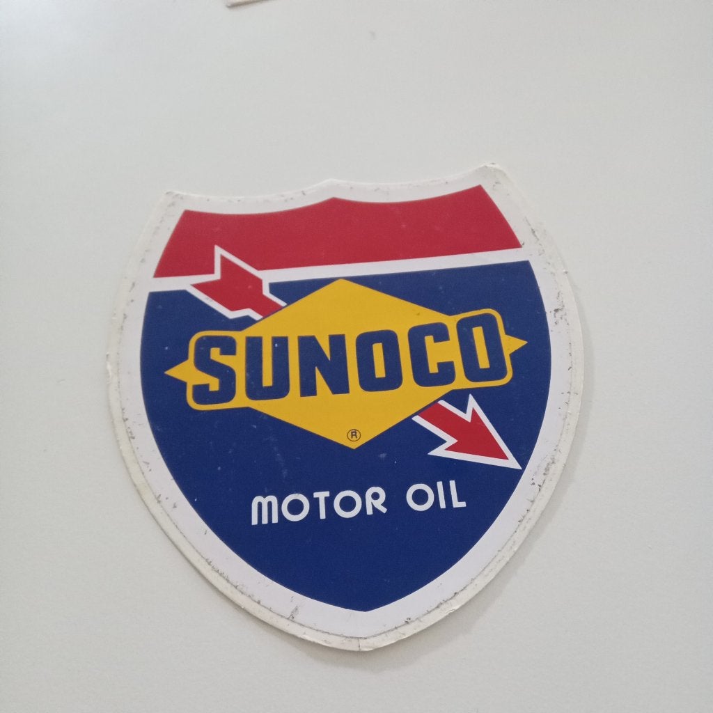 AUTOCOLLANT D'HUILE MOTEUR SUNOCO, Envoi