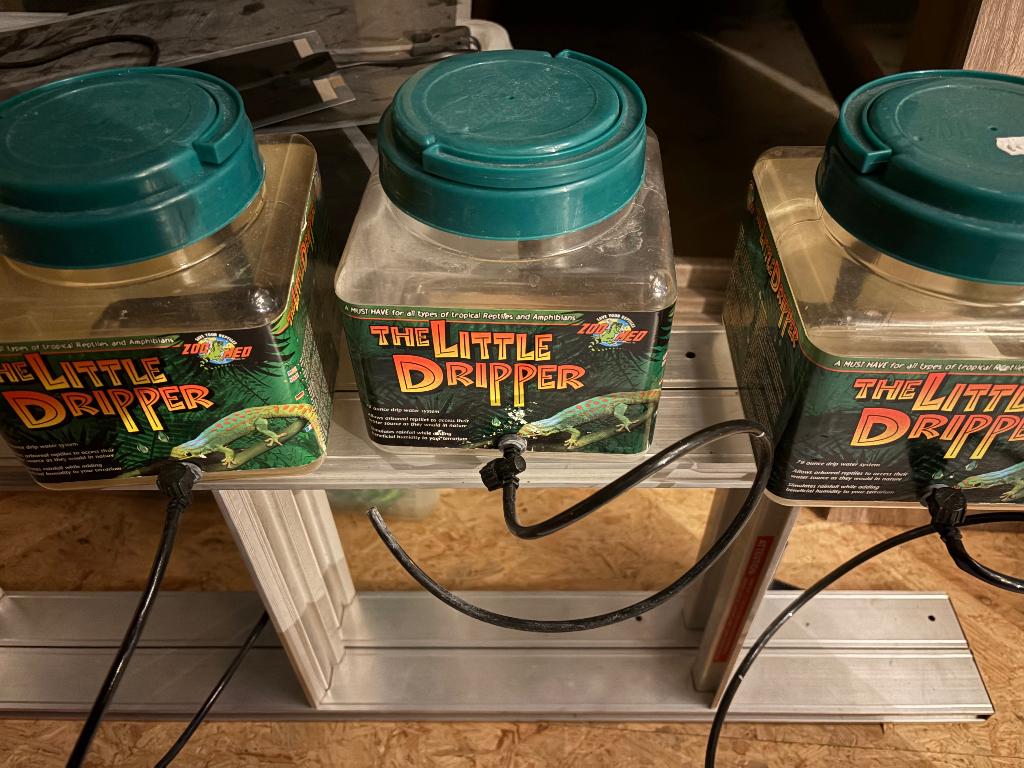 Water drippers reptielen, Dieren en Toebehoren, Ophalen, Gebruikt, Overige typen