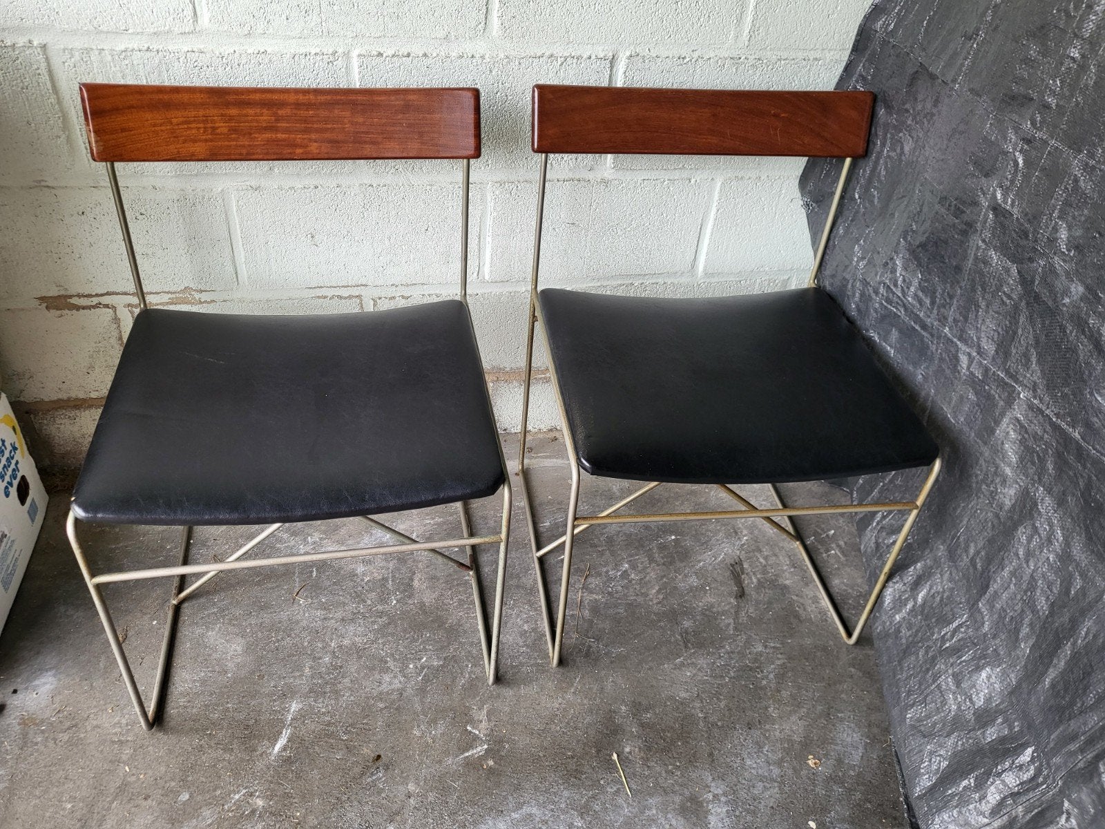2 chaises Alfred Hendrickx Belform des années 60, Enlèvement