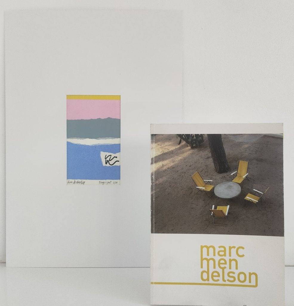 MARC MENDELSON (Artiste Belge) Lithographie  + LIVRE, Enlèvement, Lithographie