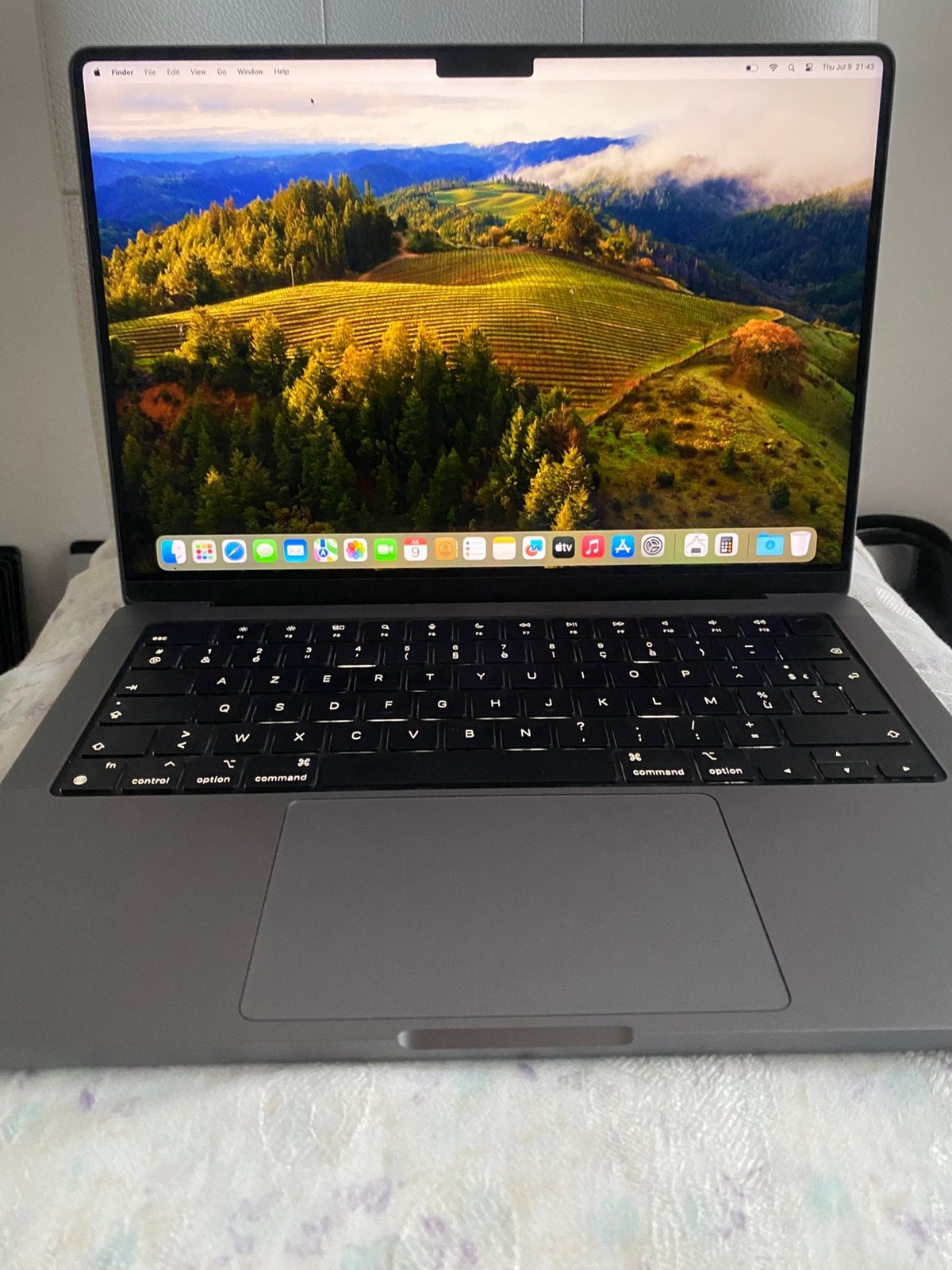 Macbook pro 2021 M1 Screen 14 inch 16 gb ram, Computers en Software, Apple Macbooks, 2 tot 3 Ghz, 15 inch, 512 GB, Ophalen of Verzenden