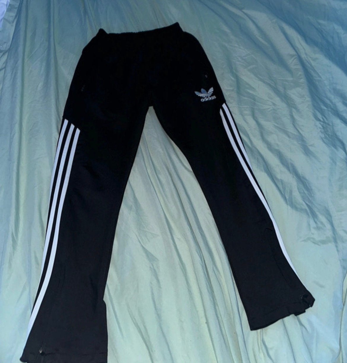Adidas joggings broek, Verzenden, Zo goed als nieuw, Maat 48/50 (M), Zwart