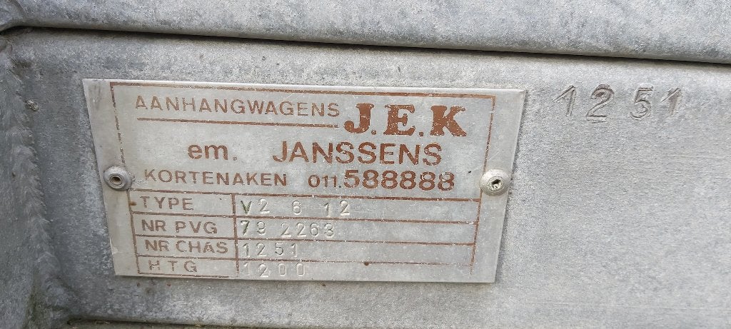 aanhangwagen 1 paard, Dieren en Toebehoren, Ophalen, Gebruikt, Overige materialen, 1-paards trailer