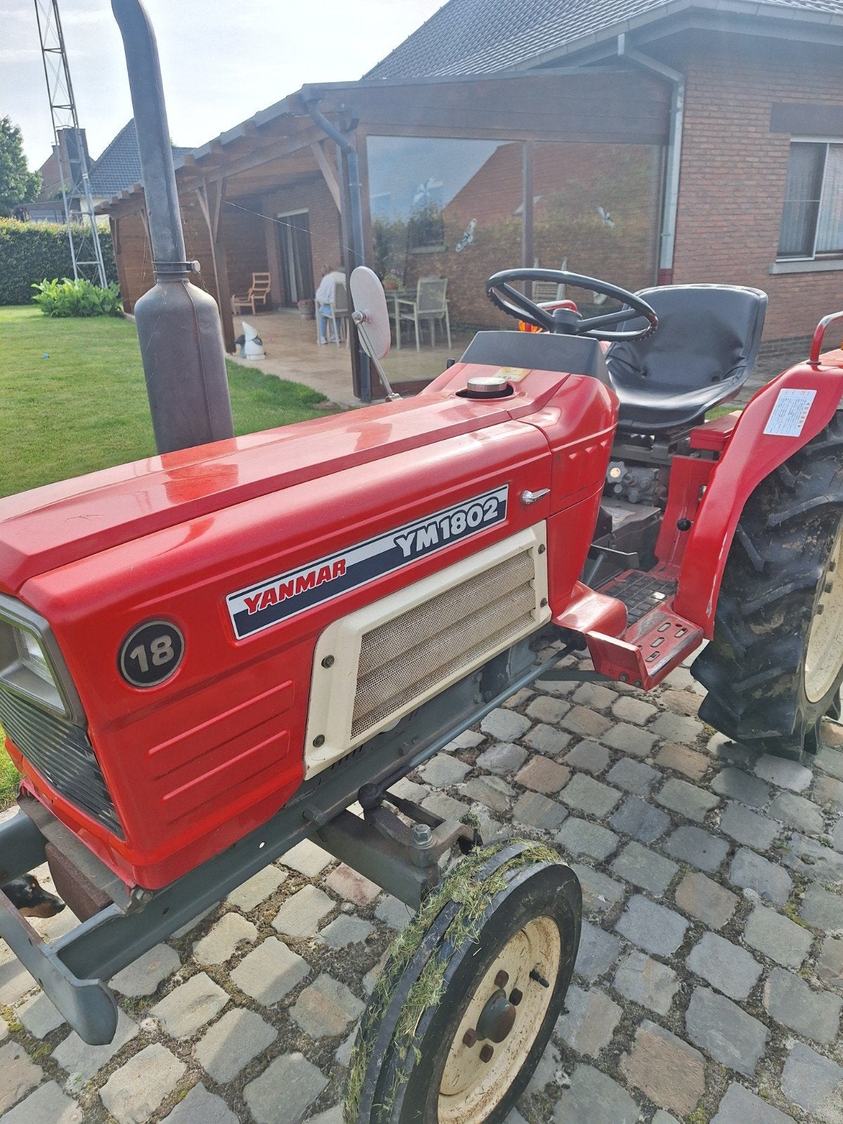 Minitractor Yanmar 1802, Ophalen