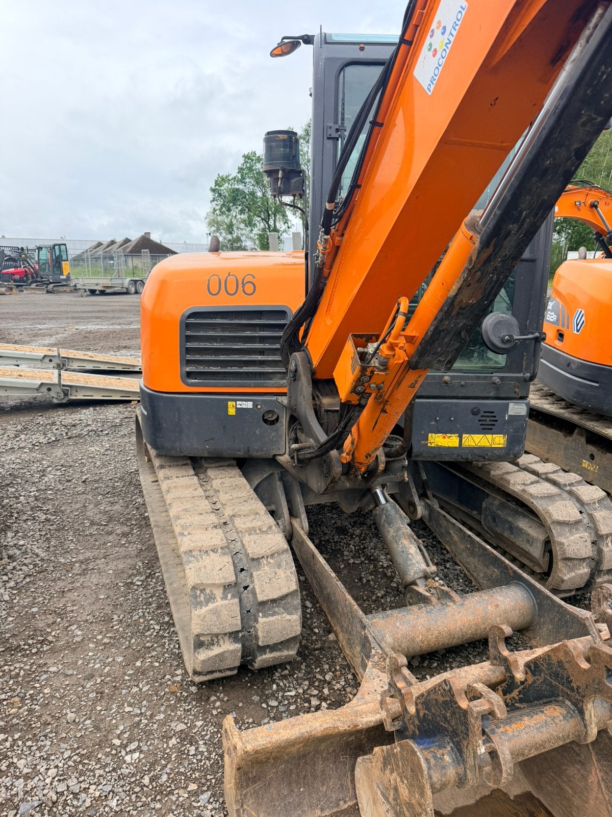 Pelle 6T doosan DX62R-3, Enlèvement, Excavatrice