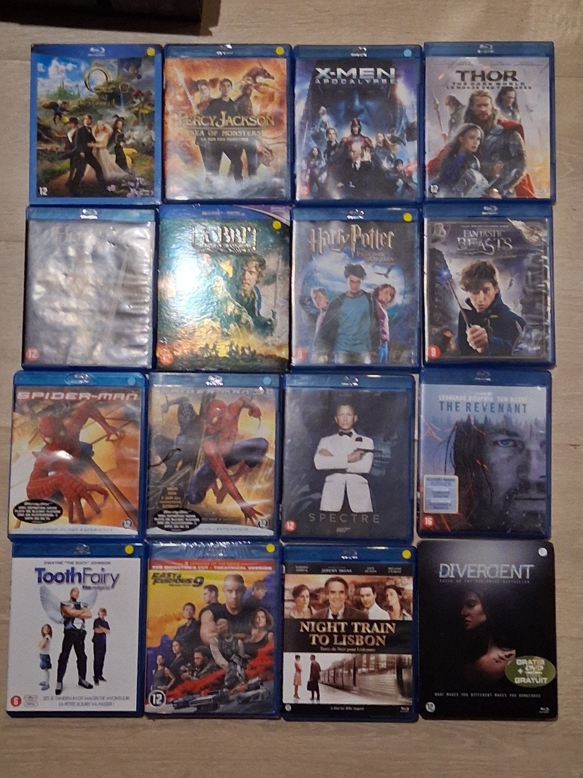 Pakket speelfilms op blu-ray (uit te kiezen), Cd's en Dvd's, Blu-ray, Zo goed als nieuw, Science Fiction en Fantasy, Blu-ray, Film