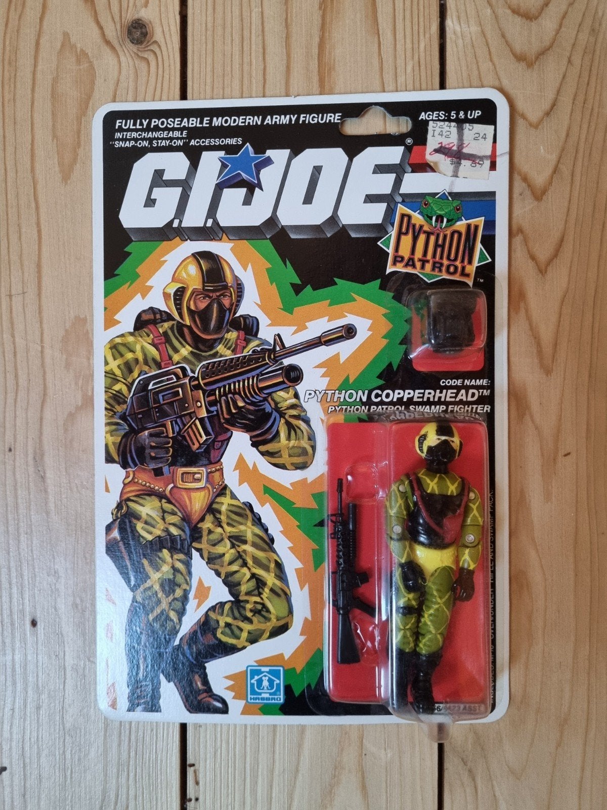 Hallo Joe Gijoe Hasbro Python Patrol Copperhead MOC 1989, Ophalen of Verzenden