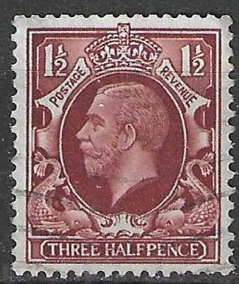 Groot-Brittannie 1934/1936 - Yvert 189 - Koning Georges (ST), Verzenden, Gestempeld