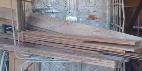 Tropisch hout in vele maten, Doe-het-zelf en Bouw, Steigers, Ophalen