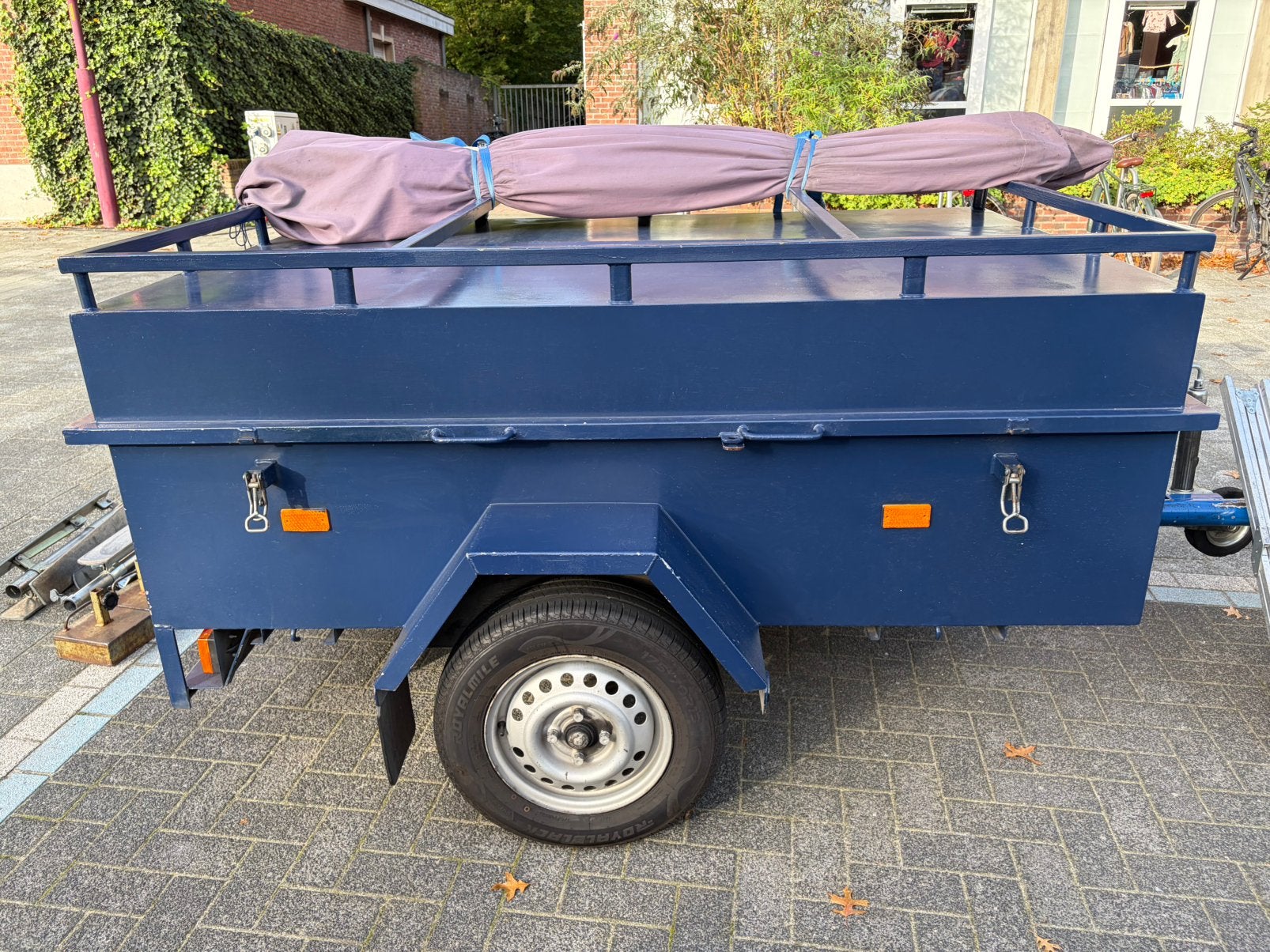 Aanhangwagen 210x135x70, Ophalen of Verzenden, Gebruikt