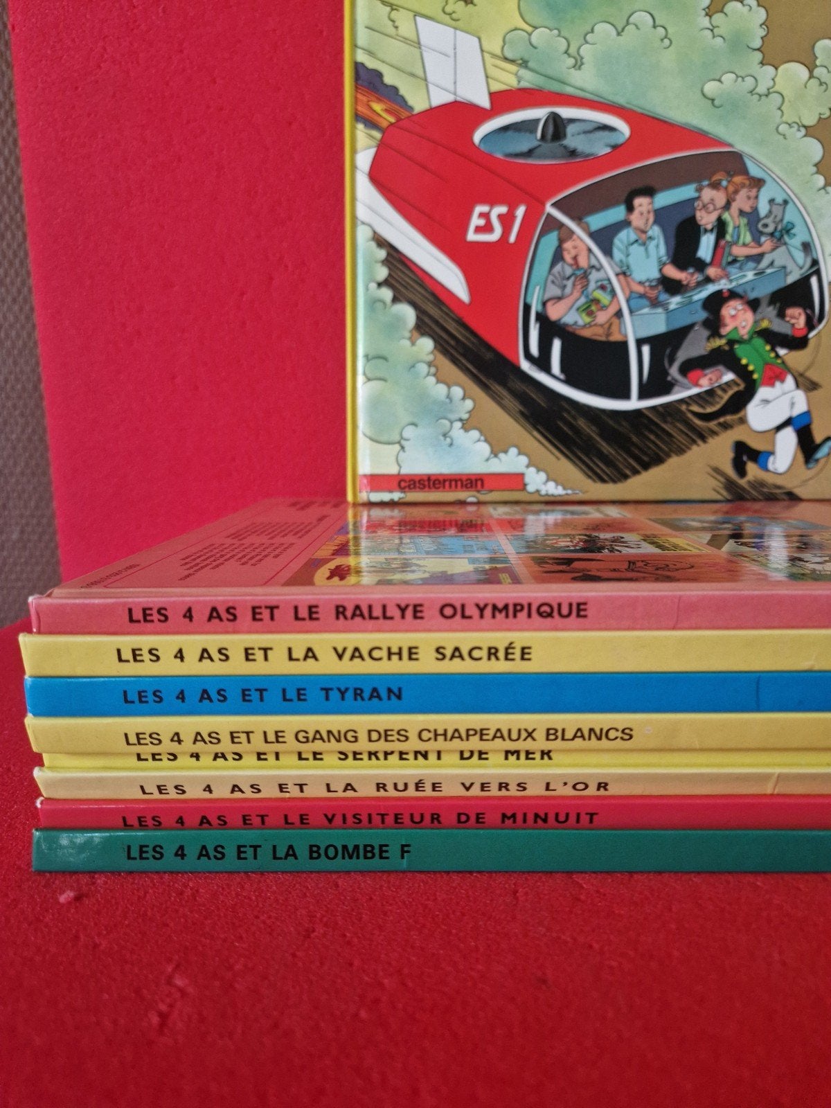 Lot de 9 bd les 4 as, Livres, BD, Enlèvement ou Envoi
