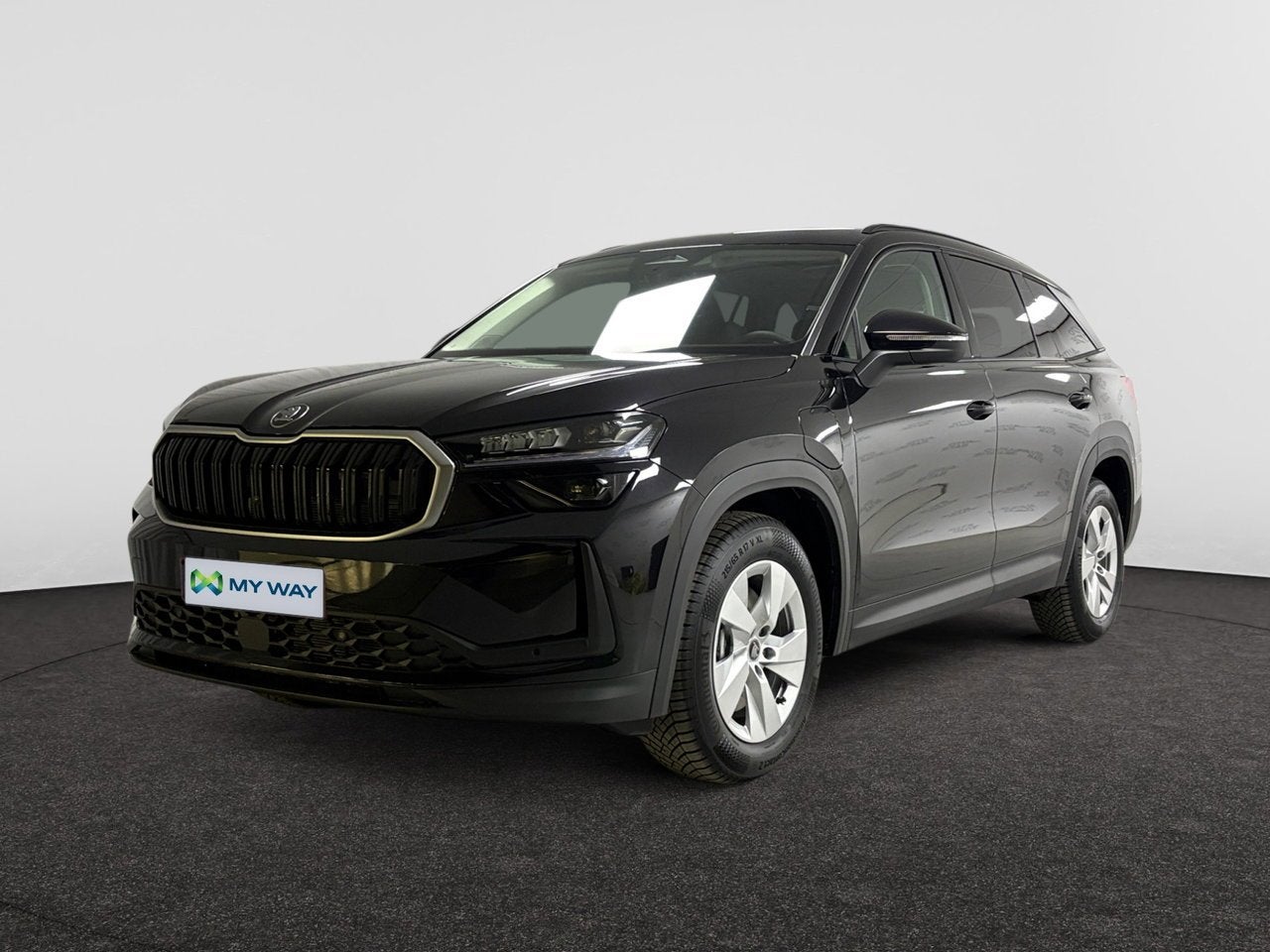 Skoda Kodiaq PHEV Corporate 1,5 TSI iV 110 kW DSG6, Auto's, Automaat, Adaptive Cruise Control, Zwart, 36 g/km
