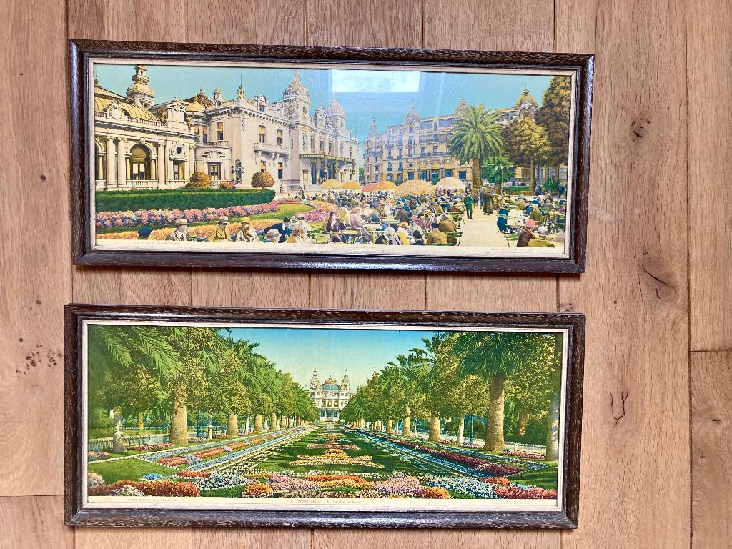 Set van 2 Franse prints van de Cote d Azur, Antiek en Kunst, Ophalen