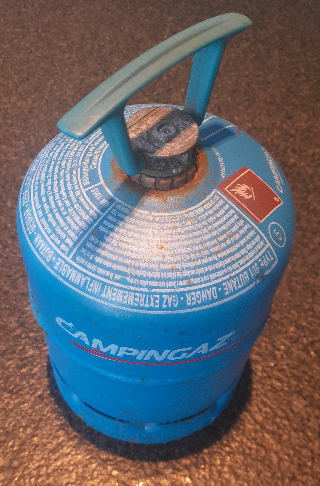 Campingaz fles type 901, Caravans en Kamperen, Kampeeraccessoires, Ophalen of Verzenden