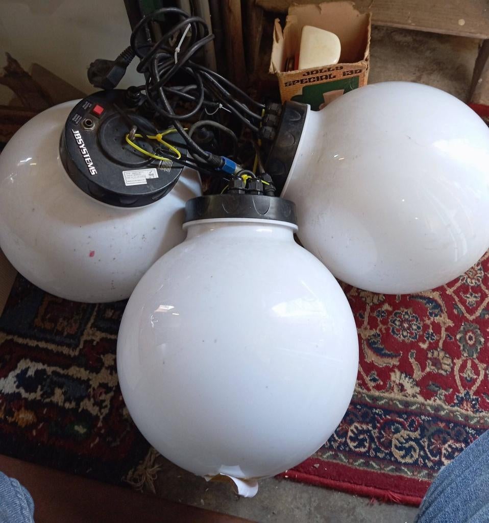 3 JB (jbsystems) LED ballen voor binnen met RGB-verlichting, Muziek en Instrumenten, Licht en Laser, Zo goed als nieuw, Geluidgestuurd