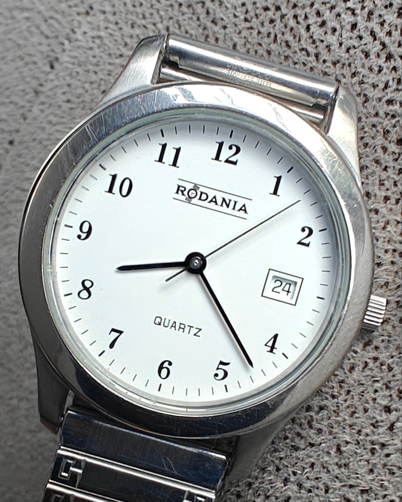 Rodania horloge, Ophalen of Verzenden, Staal