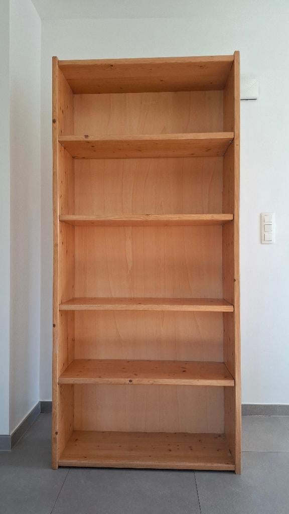 Boekenrek grenen 90x200cm, Huis en Inrichting, Kasten | Boekenkasten, Ophalen, Met plank(en), Gebruikt, 50 tot 100 cm