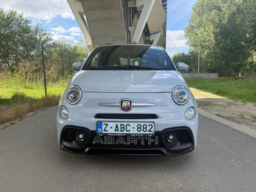 Abarth-SCORPION/595-NARDO GREY/23.950km/CAR-PASS/Comme New!!, Autos, Argent ou Gris, Achat, Entreprise, Garantie prolongée