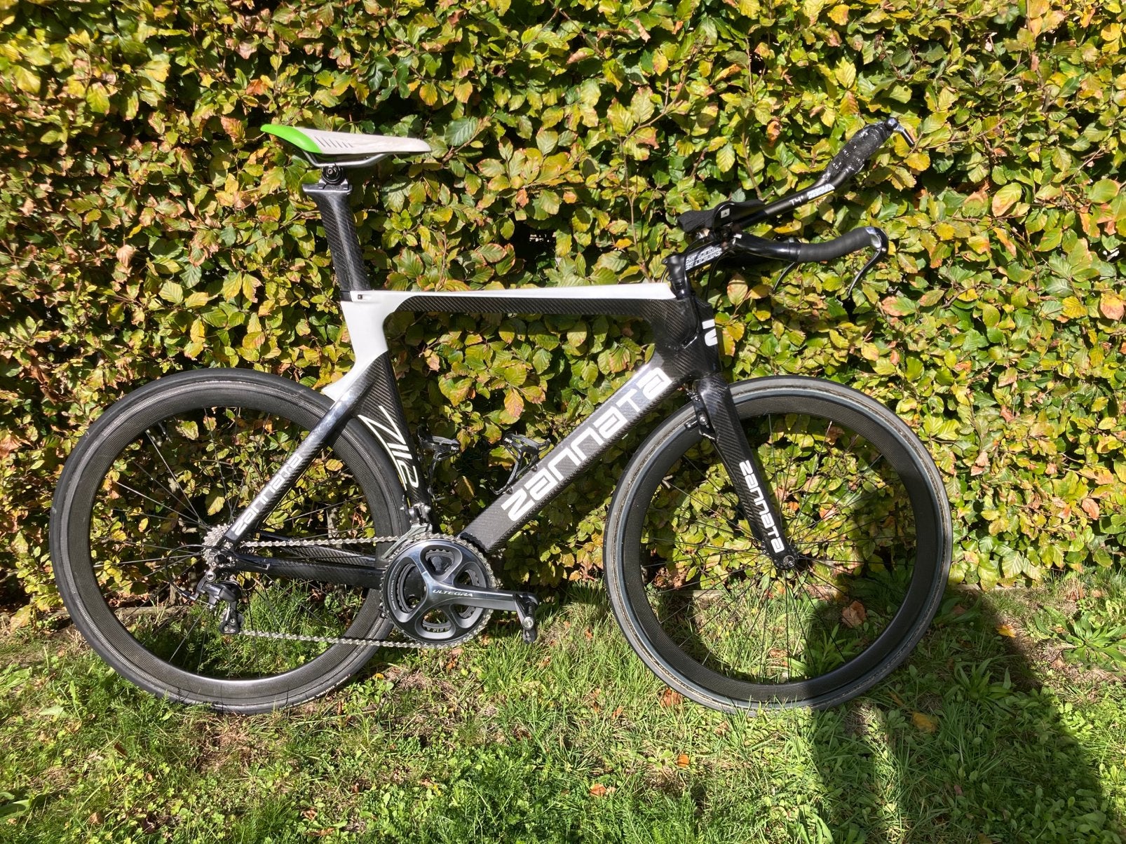 Tijdritfiets/triatlonfiets zannata L-XL, Gebruikt, Velgrem, 57 tot 61 cm, Ophalen