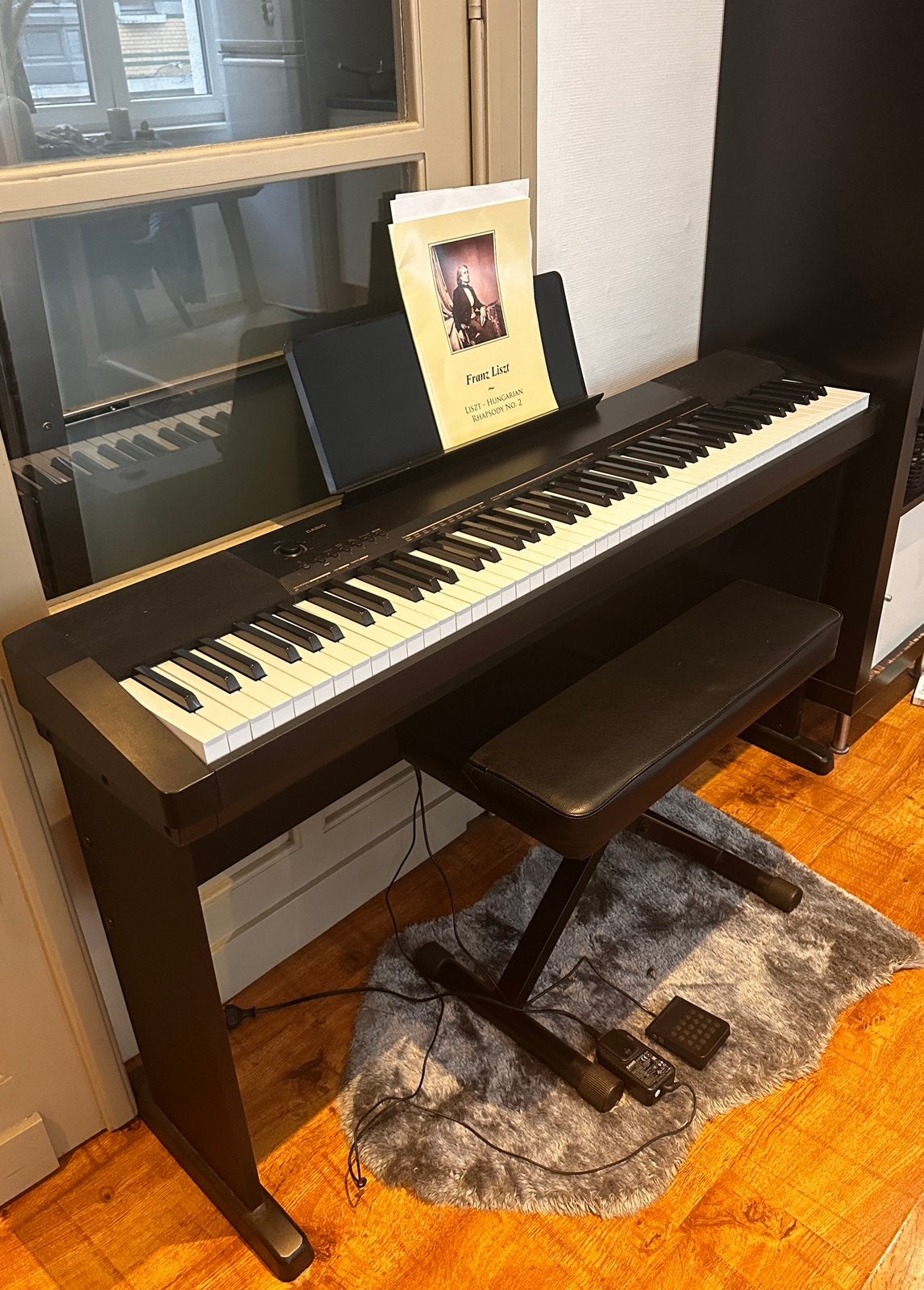 Casio CDP-130 digitale piano te koop, Muziek en Instrumenten, Piano's, Ophalen, Zwart, Digitaal, Zo goed als nieuw