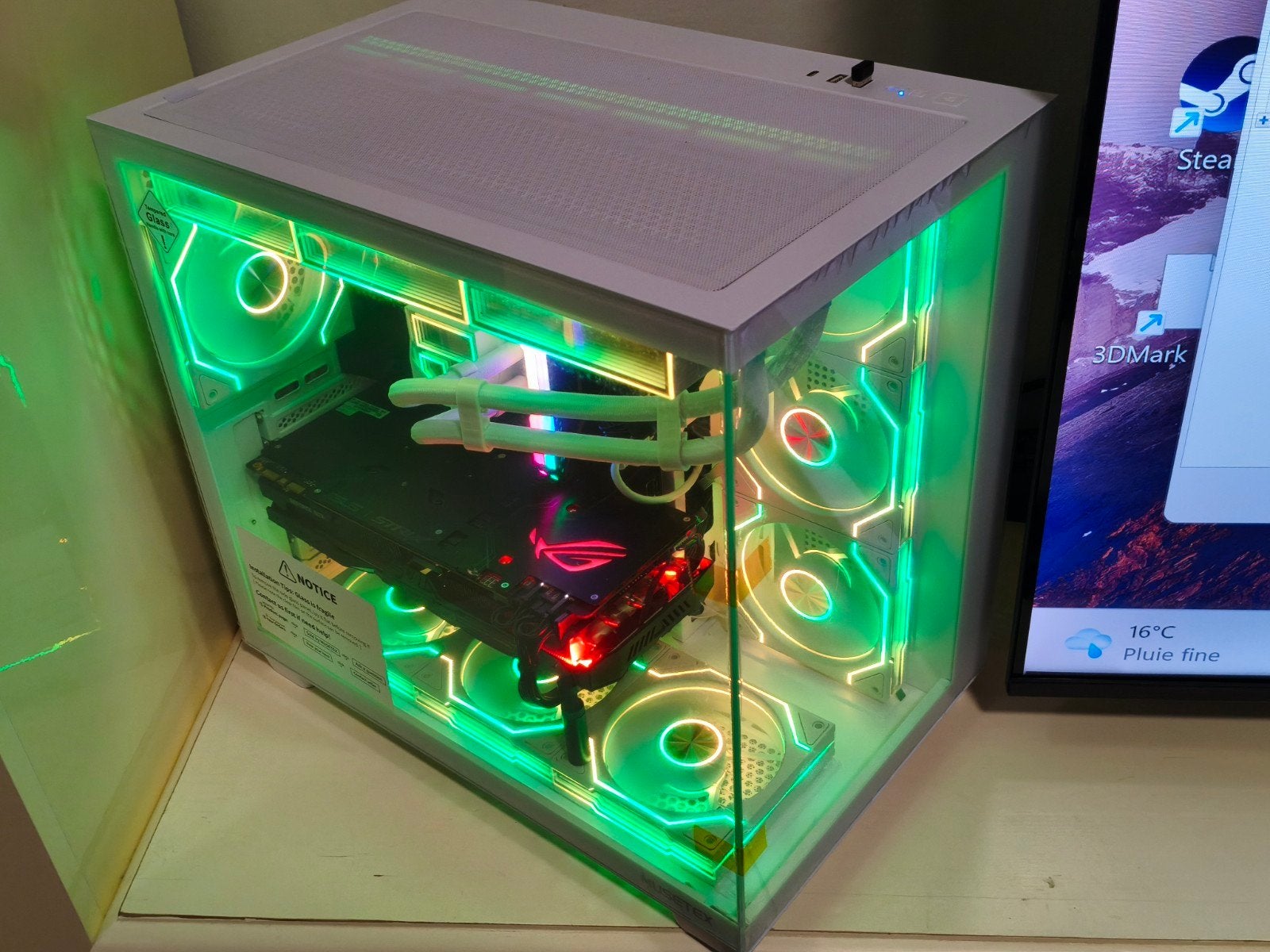 ️ 2 PC GAMING RGB BLANCS À VENDRE – RTX 2070 SUPER / GTX 1, Informatique & Logiciels, 32 GB, Comme neuf, HDD, Avec carte vidéo