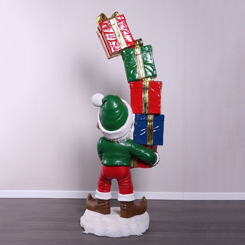Elf met cadeau, hoogte 178 cm, Ophalen, Nieuw