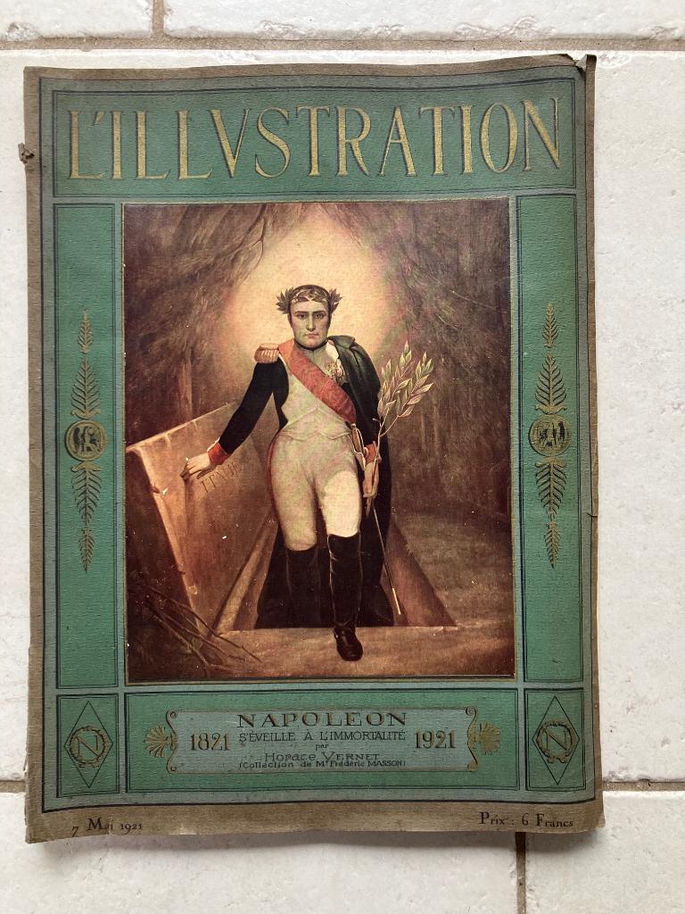 Napoleon Magazine L'illustration 07 mai 1921, Livres, Enlèvement, Utilisé, 20e siècle ou après, Europe