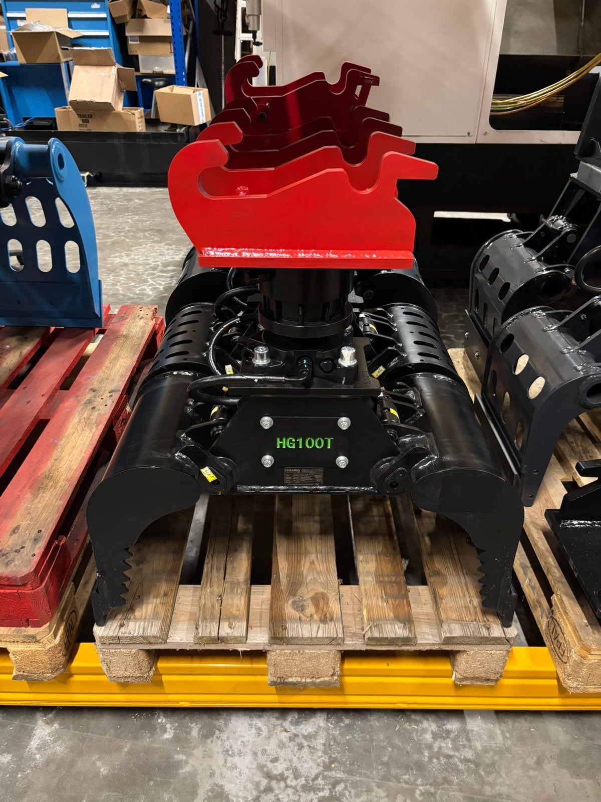 Haener sorteergrijper CW05 met rotatie 1-2,5 ton minigraver, Enlèvement