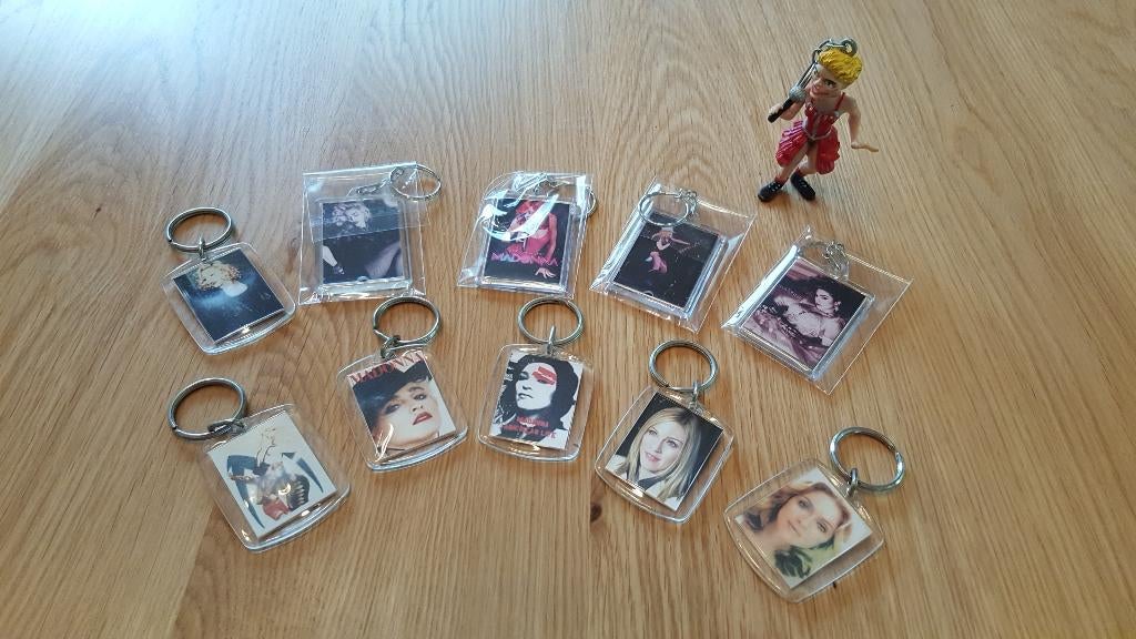 Madonna - Lot de 11 porte-clefs, Enlèvement ou Envoi, Utilisé, Autres types
