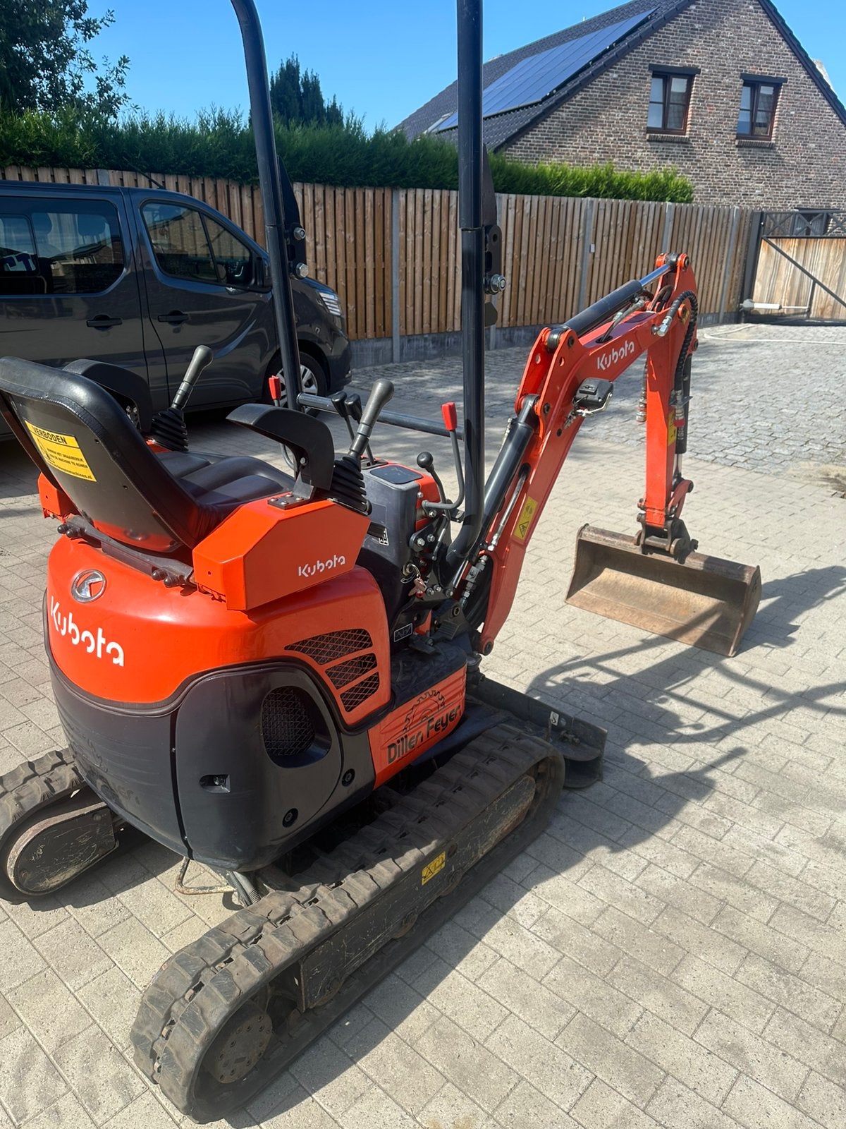 Minigraver kubota U-10, Doe-het-zelf en Bouw, Ophalen, Gebruikt
