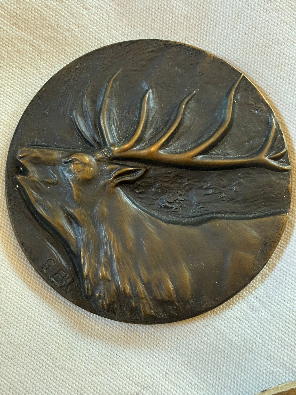 Brons reebok medaille jacht tentoonstelling, Ophalen, Brons