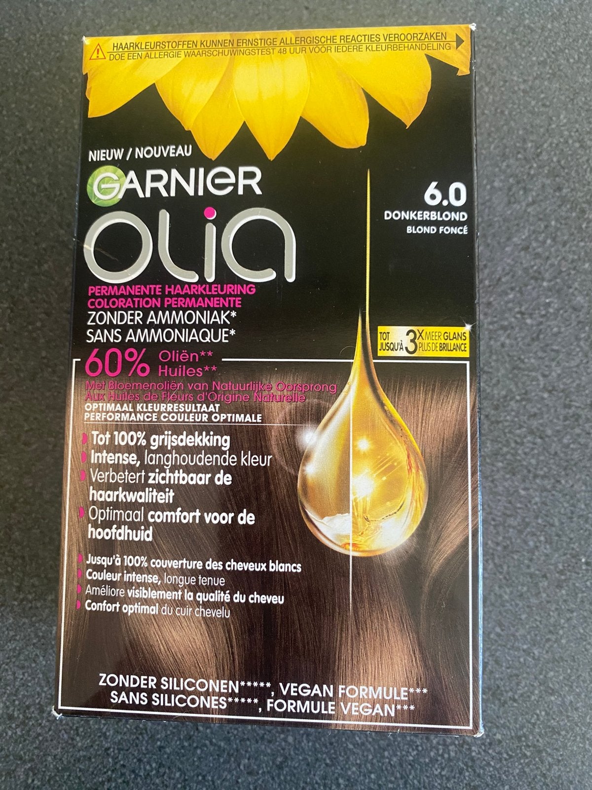 Coloration de cheveux Garnier Olia 600 nouvelle, Enlèvement ou Envoi, Neuf, Shampoing ou Démêlant