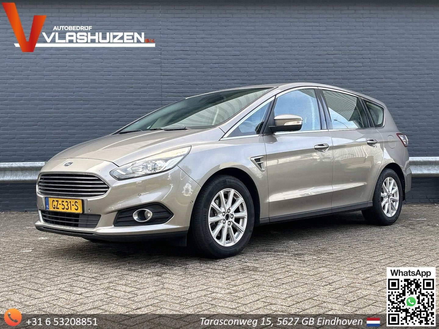 Ford S-Max 1.5 Titanium, Argent ou Gris, Achat, Entreprise, 149 g/km