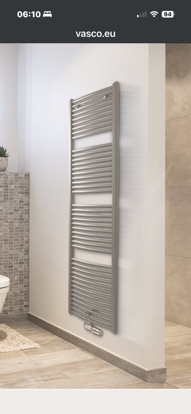 Nieuwe vasco badkamer radiator Iris 750 x 1122, Enlèvement, Radiateur, 60 à 150 cm, Neuf