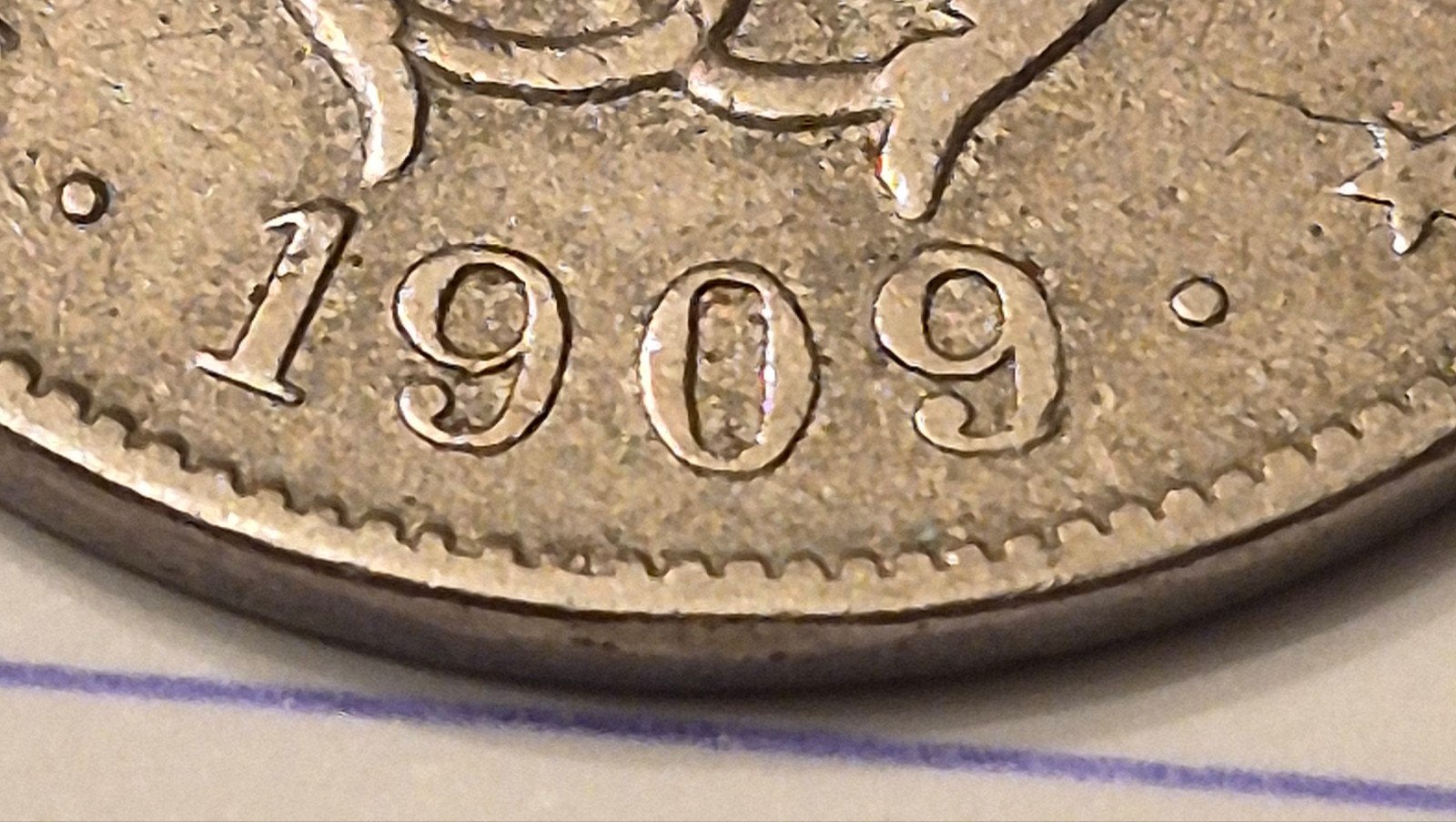 25 centiem met overslag 1909 /08 fr leopold 2 type Michaux, Enlèvement ou Envoi, Autre, Monnaie en vrac