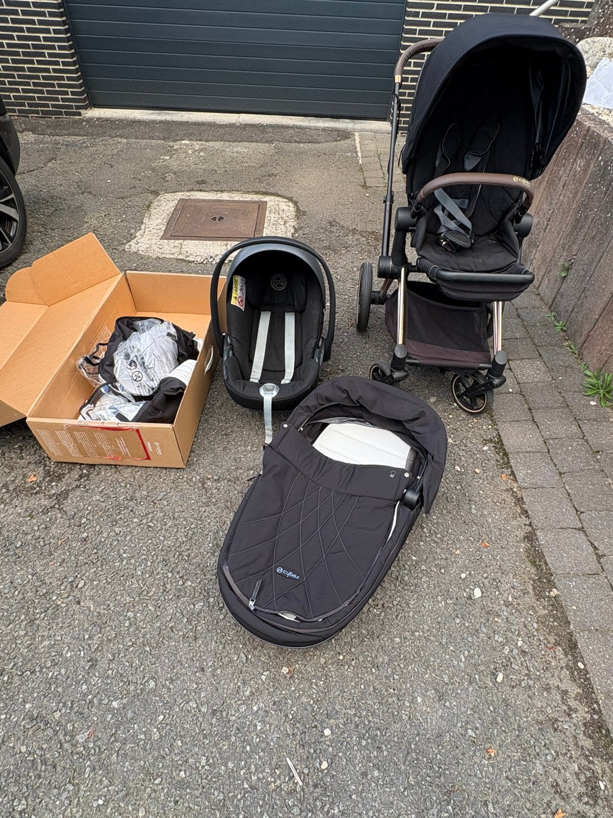 Cybex Priam Platinum poussette, Kinderen en Baby's, Ophalen, Zo goed als nieuw