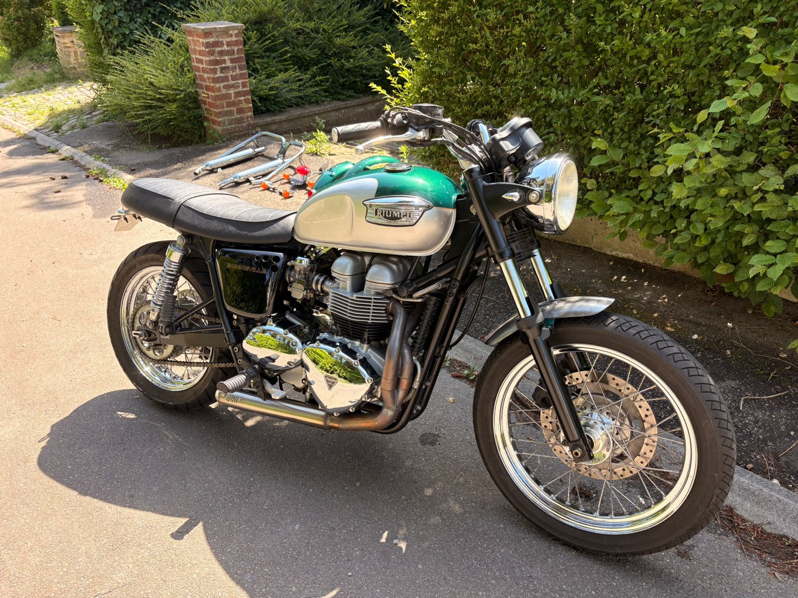 Triumph Bonneville, 2 cilinders, Occasion, Particulier, Naked bike