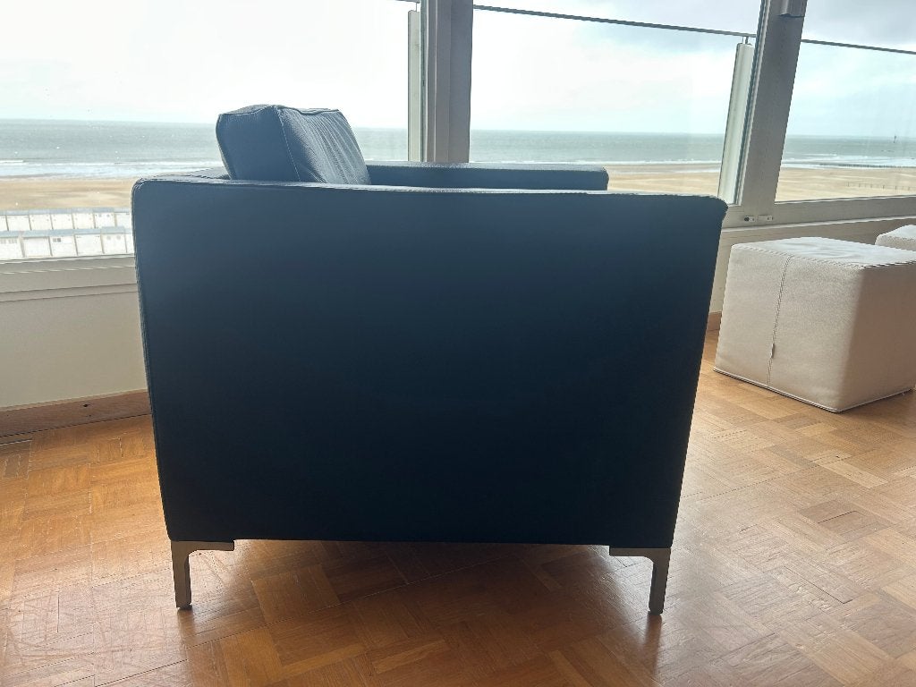 Siège en cuir, Maison & Meubles, Moins de 75 cm, Moins de 150 cm, Enlèvement, Une personne