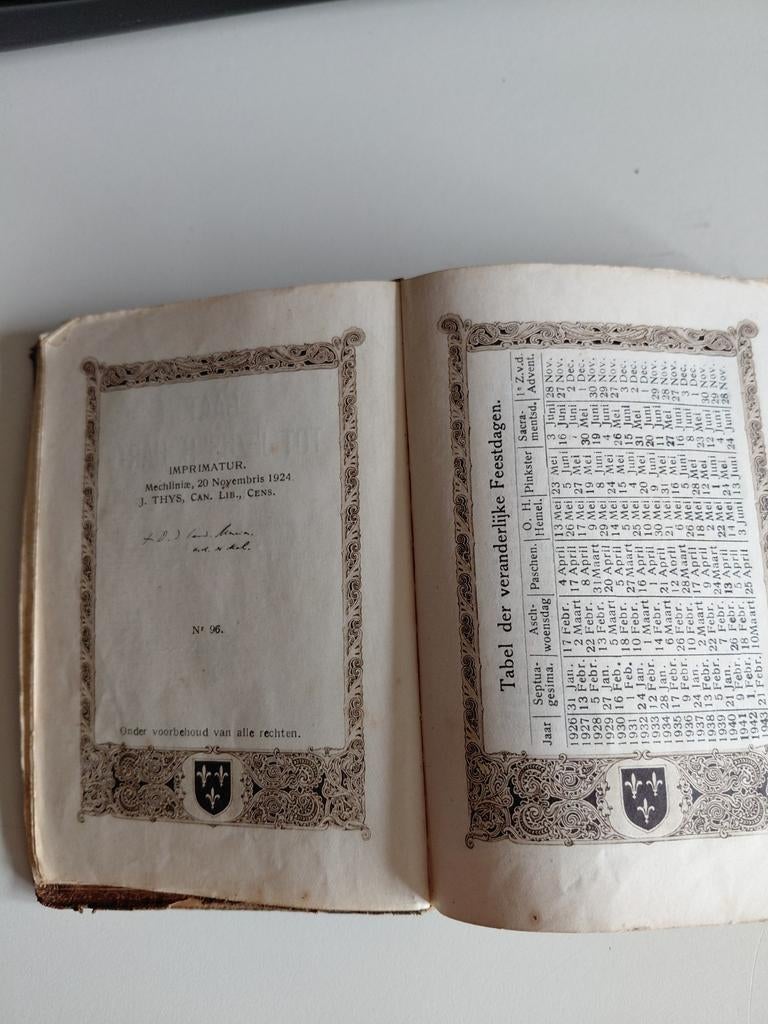 Gebedenboek 1924, Antiek en Kunst, Ophalen