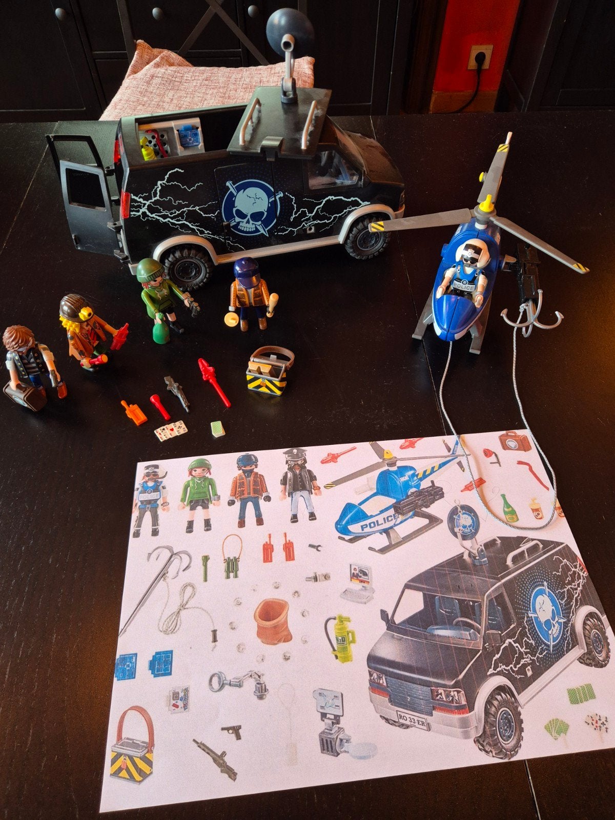 playmobil camionnette bandits, Enlèvement ou Envoi, Utilisé
