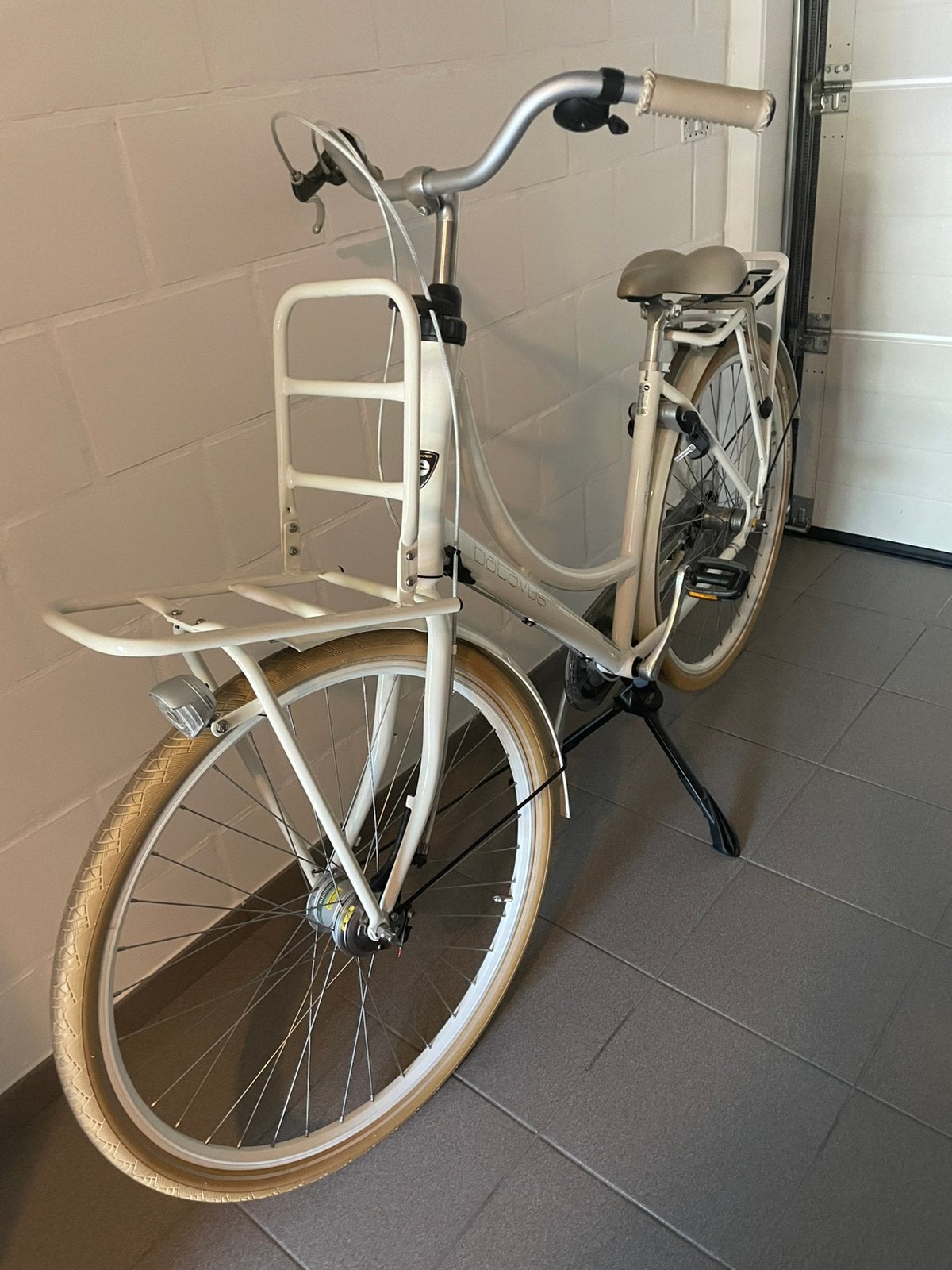 Mooie beige fiets te koop, zo goed als nieuw!, Ophalen, Zo goed als nieuw, Versnellingen