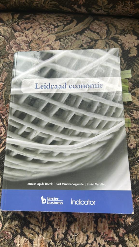 Boek Leidraad economie te koop, Ophalen of Verzenden, Gelezen