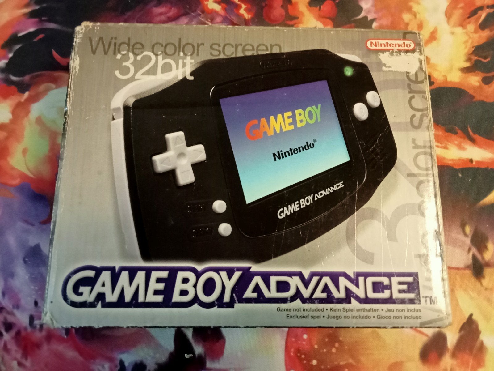 Game Boy Advance black AGB-001+ 25 games, Games en Spelcomputers, Ophalen of Verzenden, Gebruikt, Game Boy Advance, Met games