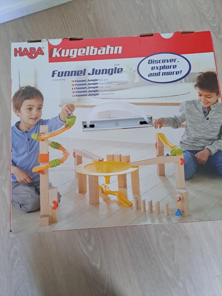 HABA Knikkerbaan Funnel Jungle, Ophalen, Zo goed als nieuw, Overige typen