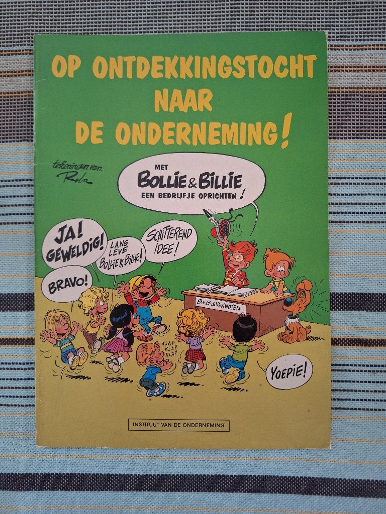 Bollie en Billie: op ontdekkingstocht naar de onderneming!, Eén stripboek, Ophalen of Verzenden, Zo goed als nieuw