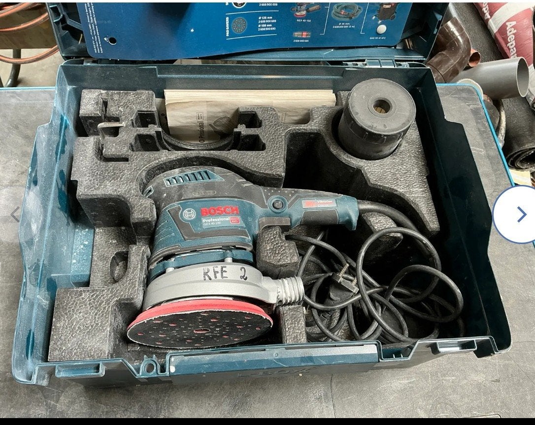 Ponceuse orbitale aléatoire Bosch Professional GEX 40-150, Bricolage & Construction, Outillage | Foreuses, Vitesse variable, Enlèvement ou Envoi
